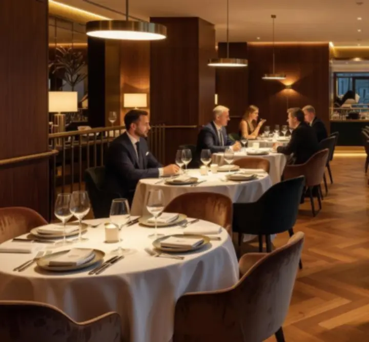 Wnętrze restauracji i poker lounge PRIMESET LIMITED
